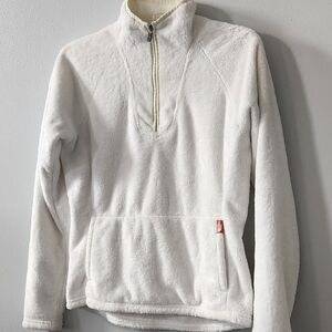 The North Face Osito High Pile Raschel White Fleece Women's Jacket Excellent